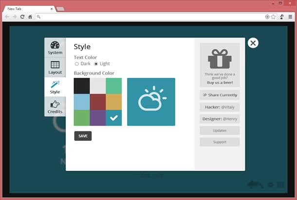 Currently 將 Chrome 瀏覽器新分頁換成天氣預報與時間顯示 - 瀏覽器擴充功能