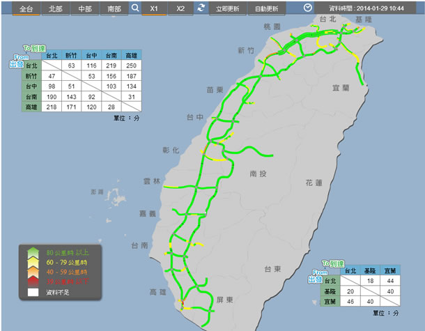 高速公路局 - 國道即時路況資訊圖,避開塞車路段﹝可自動更新﹞ 高速公路局 - 國道即時路況資訊圖,避開塞車路段﹝可自動更新﹞