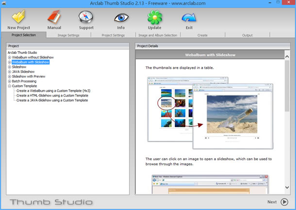 Arclab Thumb Studio 電子相冊產生器 Arclab Thumb Studio 電子相冊產生器