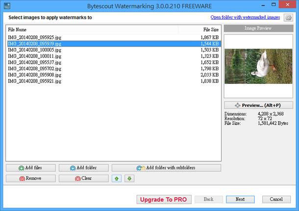 Bytescout Watermarking 批次替圖片加入浮水印 Bytescout Watermarking 批次替圖片加入浮水印