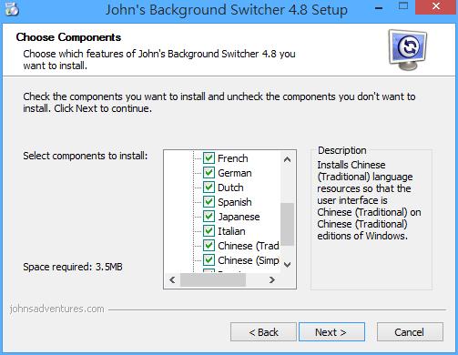John’s Background Switcher 自動切換 Windows 桌面背景圖片(簡、繁體中文版)
