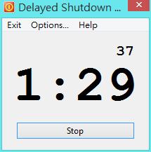 Delayed Shutdown 電腦關機倒數計時器