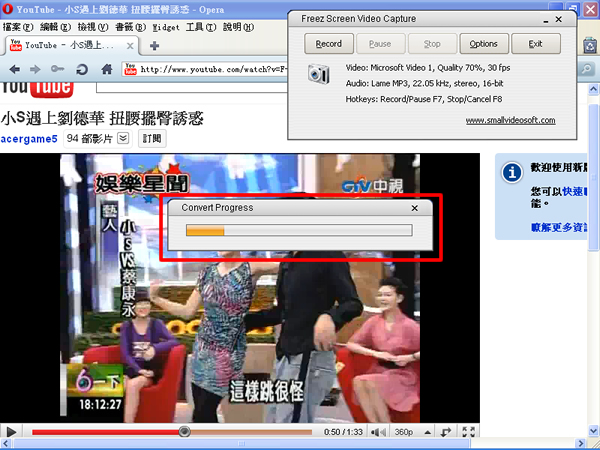 Freez Screen Video Capture 免費的螢幕錄影工具,錄成AVI格式(使用教學) Freez Screen Video Capture 免費的螢幕錄影工具,錄成AVI格式(使用教學)