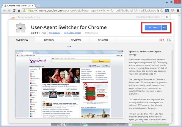 User-Agent Switcher for Chrome 將 Chrome 偽裝成不同的網頁瀏覽器 - Chrome 瀏覽器擴充功能 User-Agent Switcher for Chrome 將 Chrome 偽裝成不同的網頁瀏覽器 - Chrome 瀏覽器擴充功能