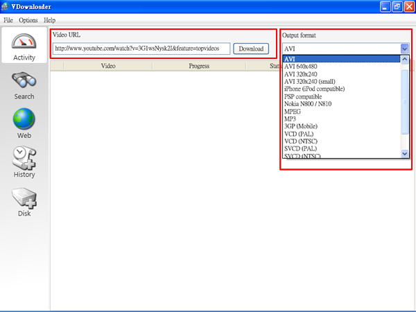 VDownloader 多個影音網站裡同時進行搜尋、下載並轉檔(使用教學) VDownloader 多個影音網站裡同時進行搜尋、下載並轉檔(使用教學)