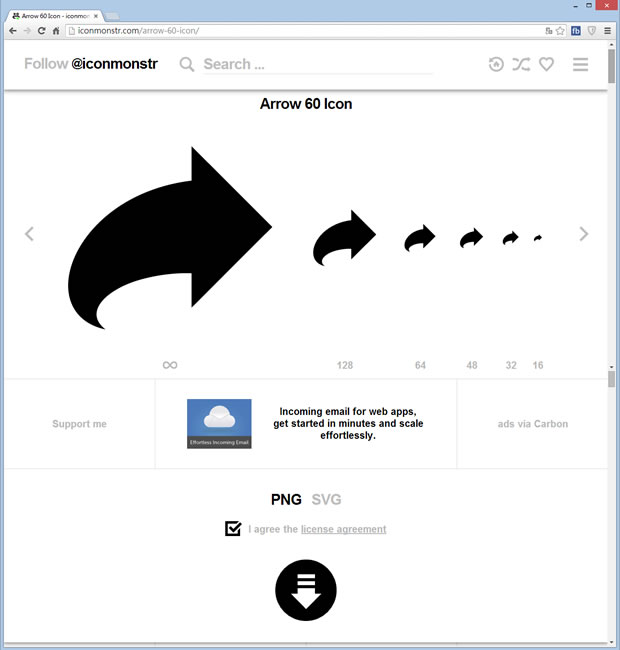 Iconmonstr 可自選顏色的 Icon 圖示免費下載