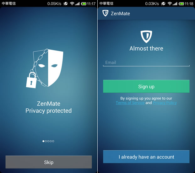 ﹝Android﹞ZenMate 快速連線到美國、英國、香港、德國、瑞士等地的 VPN 伺服器
