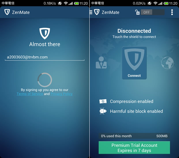 ﹝Android﹞ZenMate 快速連線到美國、英國、香港、德國、瑞士等地的 VPN 伺服器