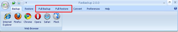 FavBackup 瀏覽器備份工具,支援Internet Explrer、Firefox、Google、Opera、Safari及Flock! FavBackup 瀏覽器備份工具,支援Internet Explrer、Firefox、Google、Opera、Safari及Flock!