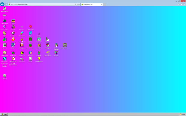 免安裝，用瀏覽器玩 Windows 93