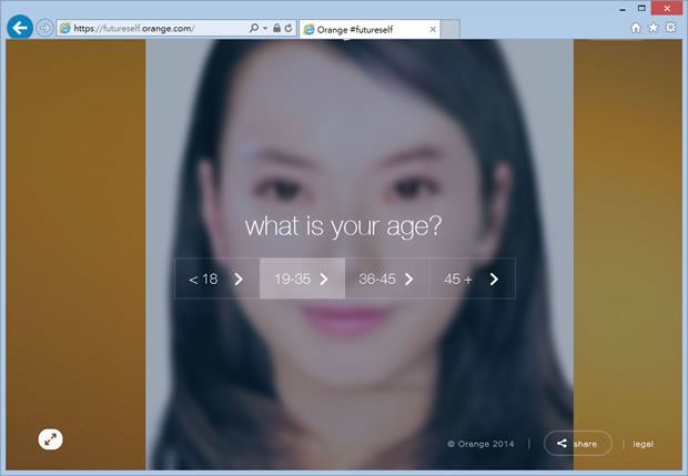 Orange #futureself 看看 20年後自己的樣貌