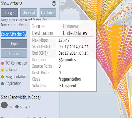 Digital Attack Map 即時顯示全球網路攻擊活動地圖 Digital Attack Map 即時顯示全球網路攻擊活動地圖