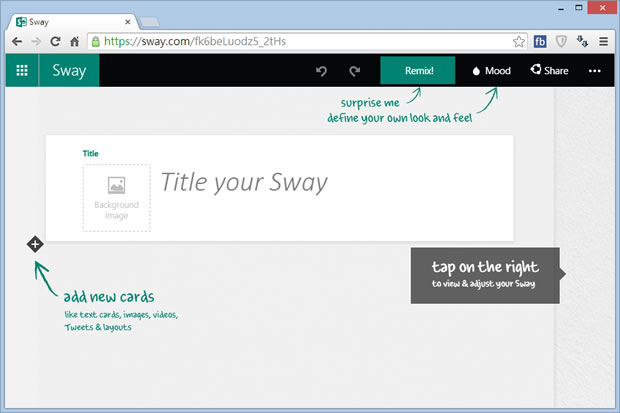 Sway 微軟雲端簡報、電子報建立與分享免費服務 Sway 微軟雲端簡報、電子報建立與分享免費服務