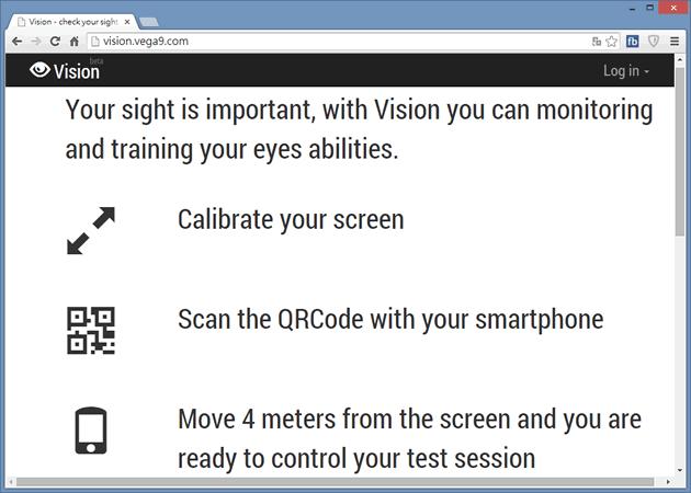 Vision 線上視力檢查服務,可搭配 Android 指揮視力表 Vision 線上視力檢查服務,可搭配 Android 指揮視力表
