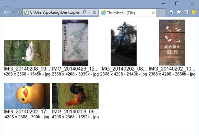 Moo0 Image Thumbnailer 批次替照片建立含縮圖的 HTML 目錄 Moo0 Image Thumbnailer 批次替照片建立含縮圖的 HTML 目錄