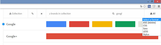 BrandColors 下載知名網站所使用的顏色 CSS