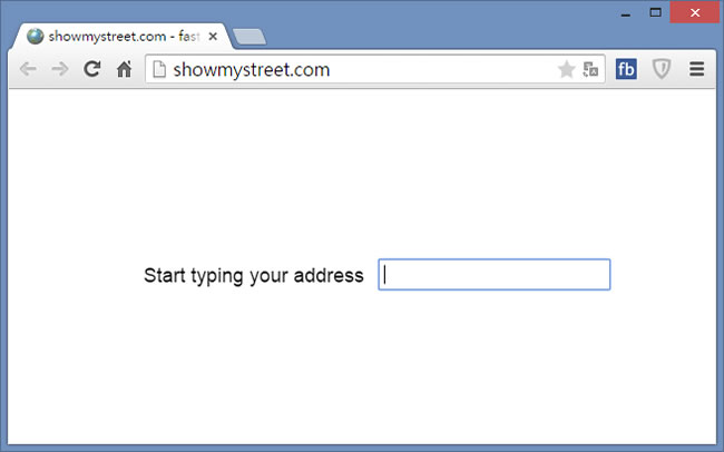 ShowMyStreet 邊輸入地點邊顯示顯示 Google 地圖街景
