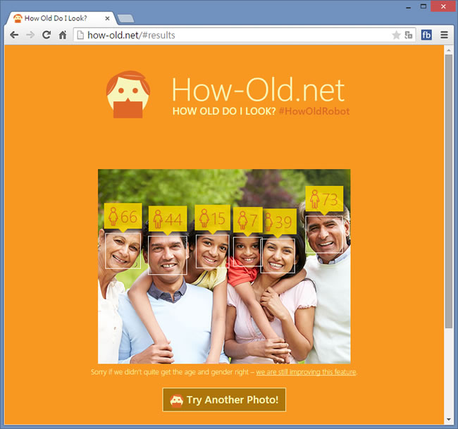 How-Old.net 使用 Microsoft 臉部辨識程式來檢測外表年齡與性別 How-Old.net 使用 Microsoft 臉部辨識程式來檢測外表年齡與性別