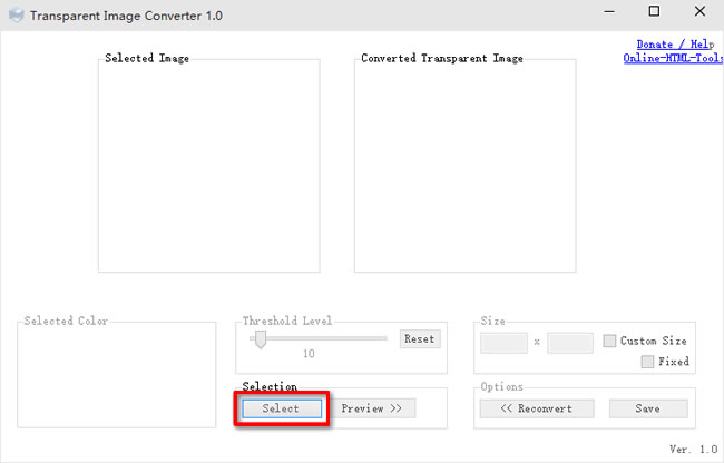 Transparent Image Converter 相片去背免費工具 Transparent Image Converter 相片去背免費工具