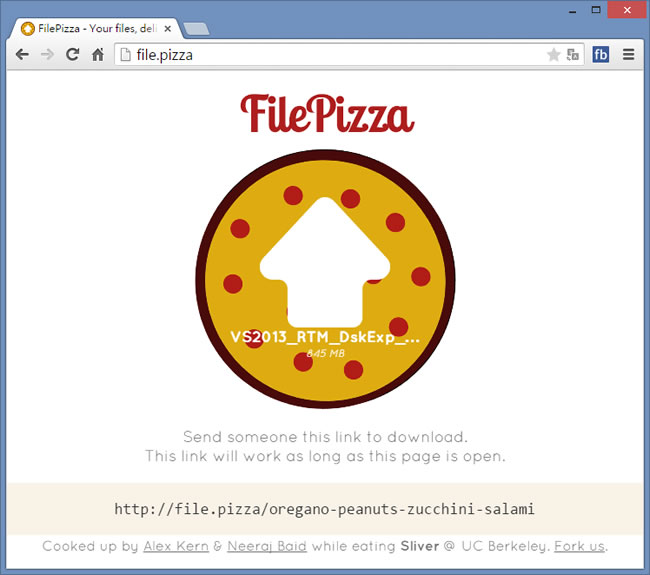 FilePizza 檔案不用上傳，透過網頁就能下載