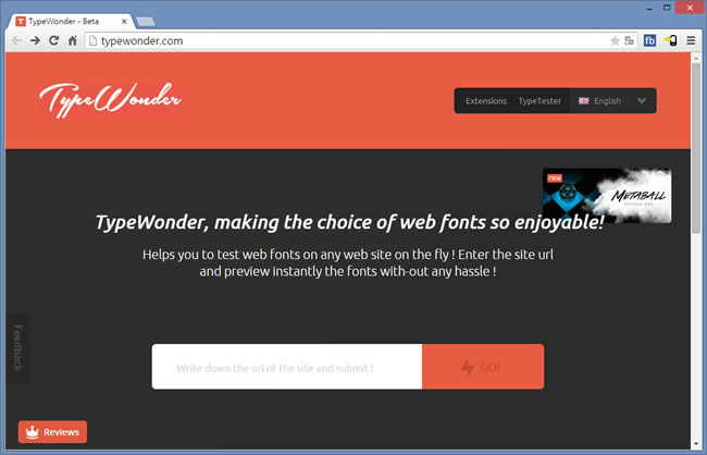 TypeWonder 在任何網站上測試 Google 的 Web 字型 TypeWonder 在任何網站上測試 Google 的 Web 字型