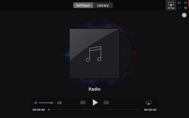 5KPlayer 支援 AirPlay、廣播、影片播放與下載的影音播放器 5KPlayer 支援 AirPlay、廣播、影片播放與下載的影音播放器