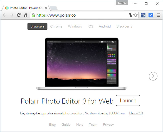 Polarr Photo Editor Web App 輕鬆在瀏覽器內編輯圖片 Polarr Photo Editor Web App 輕鬆在瀏覽器內編輯圖片