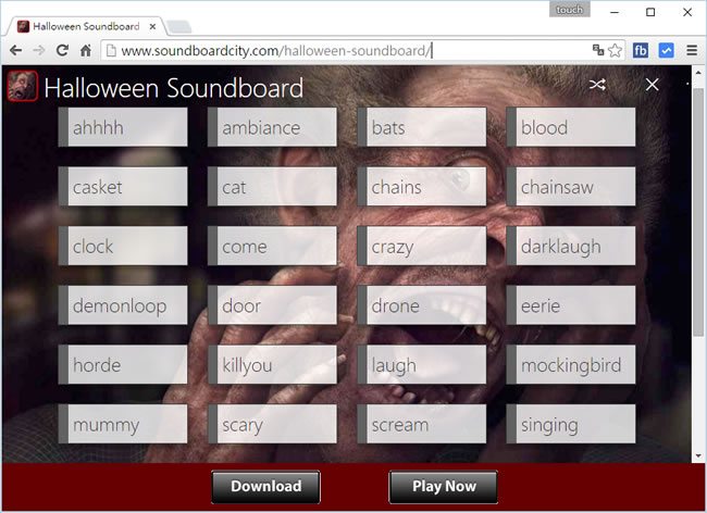 Halloween Soundboard 線上萬聖節應景音效下載