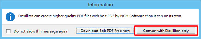 Doxillion Document Converter 將  DOC、DOCX、PDF、WPS、Word、HTML 檔案格式互相轉換