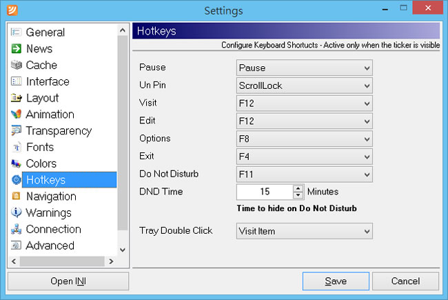 FeedRoller RSS Ticker 讓 RSS 所訂閱的資訊在桌面上輪播 FeedRoller RSS Ticker 讓 RSS 所訂閱的資訊在桌面上輪播