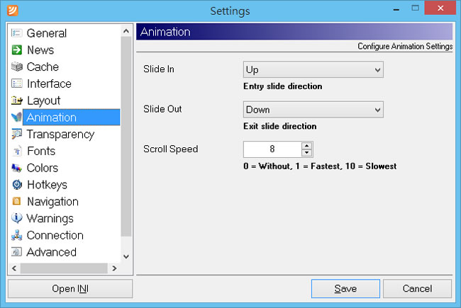 FeedRoller RSS Ticker 讓 RSS 所訂閱的資訊在桌面上輪播 FeedRoller RSS Ticker 讓 RSS 所訂閱的資訊在桌面上輪播