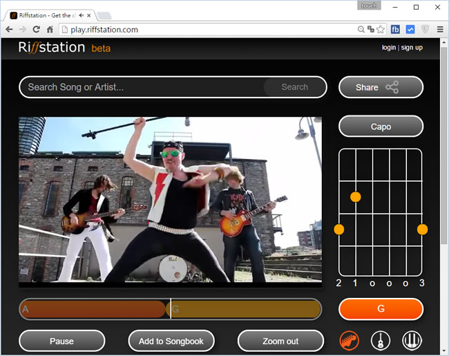 Riffstation 從任何歌曲取得即時的吉他、烏克麗麗與鋼琴合弦樂譜 Riffstation 從任何歌曲取得即時的吉他、烏克麗麗與鋼琴合弦樂譜