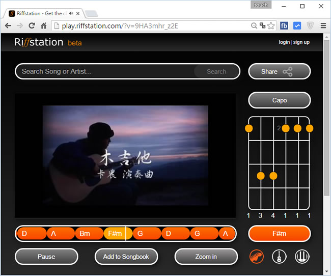 Riffstation 從任何歌曲取得即時的吉他、烏克麗麗與鋼琴合弦樂譜 Riffstation 從任何歌曲取得即時的吉他、烏克麗麗與鋼琴合弦樂譜