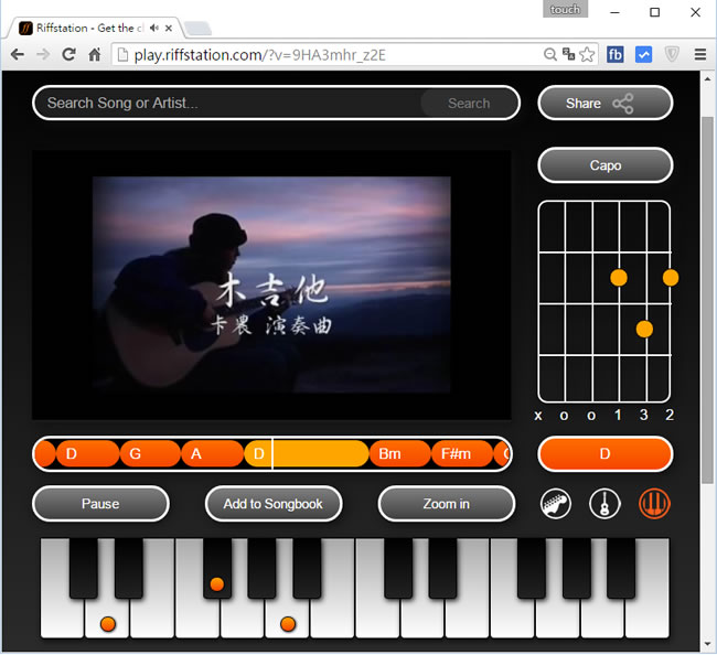 Riffstation 從任何歌曲取得即時的吉他、烏克麗麗與鋼琴合弦樂譜 Riffstation 從任何歌曲取得即時的吉他、烏克麗麗與鋼琴合弦樂譜