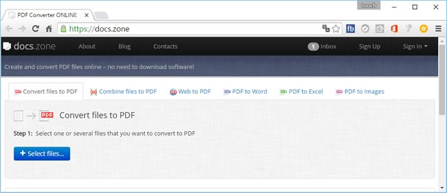 docs.zone 將網頁、Word、Excel等文件轉 PDF 的線上免費服務