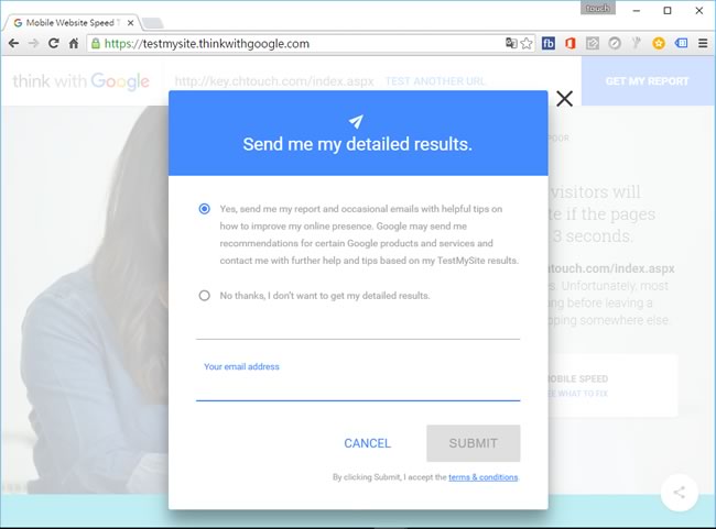 全方位幫你的網站把脈，Google 推 TestMySite 網頁品質測試工具