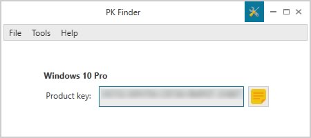 PK Finder 輕鬆找出 Windows 作業系統的產品序號(免安裝)