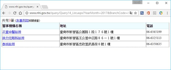 如何查詢周六、日有看診的健保特約醫療院所？