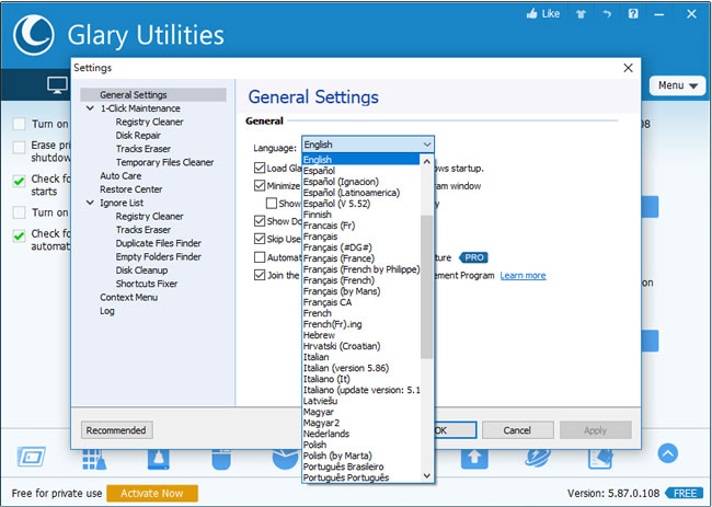 Glary Utilities free Windows 系統最佳化免費工具(免安裝 中文版) Glary Utilities free Windows 系統最佳化免費工具(免安裝 中文版)