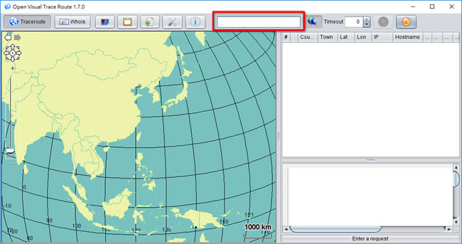 Open Visual Traceroute 封包可視化傳遞到目的地所經的路徑
