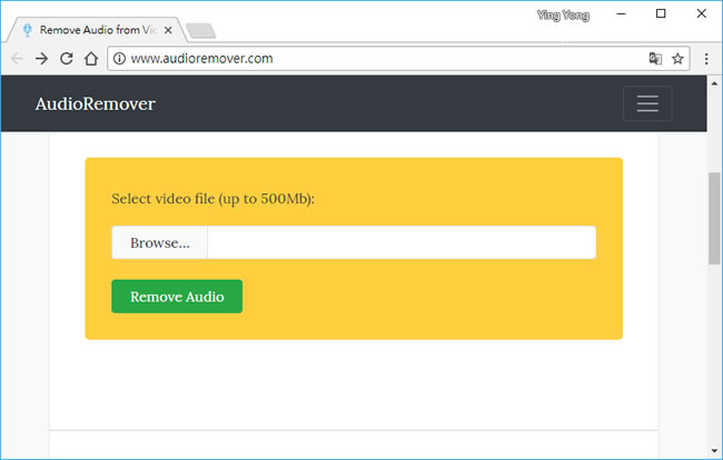 需要去除影片聲音？那就交給 AudioRemover 這個網站為你免費服務