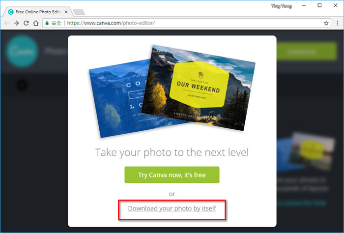 Canva Photo Editor 線上圖片濾鏡、裁切、旋轉免費工具