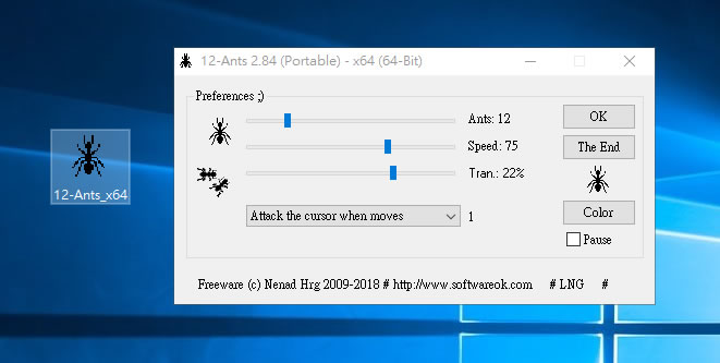 12-Ants 讓桌面有小螞蟻爬來爬去 12-Ants 讓桌面有小螞蟻爬來爬去