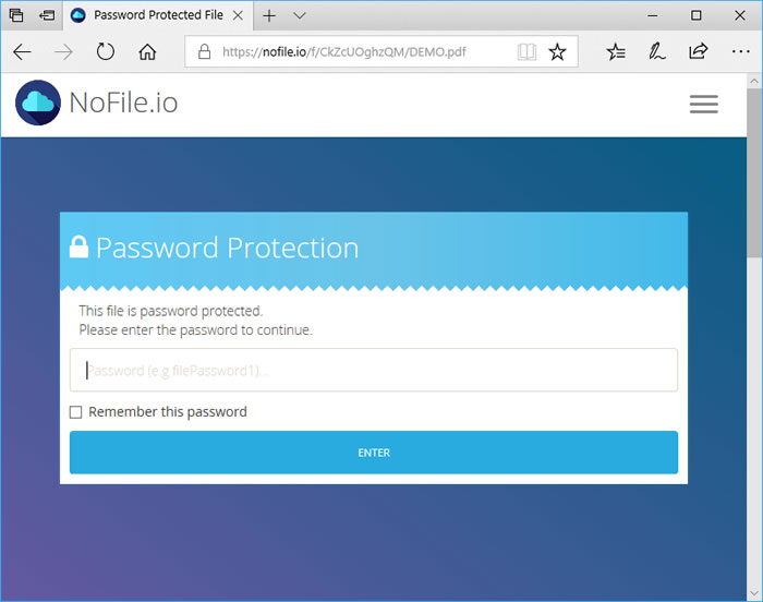 大檔案怎麼傳？讓免費的 NoFile.io 網站來幫你，單檔支援 10GB且具密碼功能