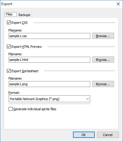 Cyotek Spriter 自動產出圖片型網頁的 CSS 及 HTML程式碼