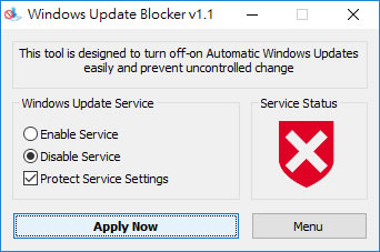 Windows Update blocker 關閉或開啟 Windows 自動更新免費工具