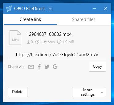 O&O FileDirect 檔案分享最佳免費工具 O&O FileDirect 檔案分享最佳免費工具