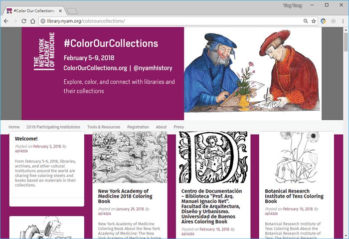 #Color Our Collections 免費下載全球圖書館館藏的 PDF 著色書 #Color Our Collections 免費下載全球圖書館館藏的 PDF 著色書