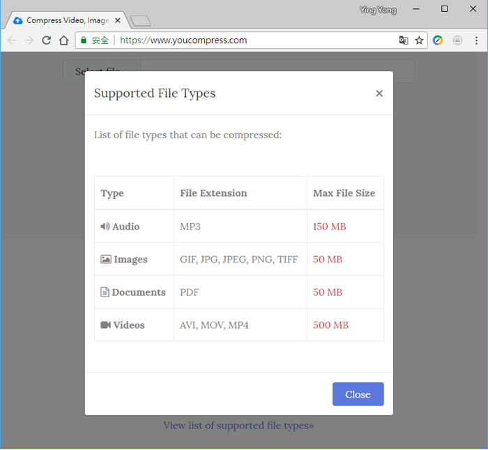 YouCompress 線上精簡圖片、音樂、影片、PDF 檔案大小免費服務 YouCompress 線上精簡圖片、音樂、影片、PDF 檔案大小免費服務