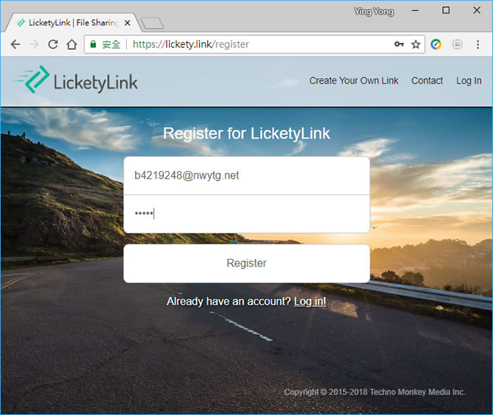 LicketyLink 不用等檔案完成上傳,對方就可以開始下載檔案 LicketyLink 不用等檔案完成上傳,對方就可以開始下載檔案
